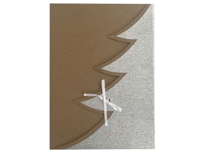 Krabice na víno, stříbrný strom