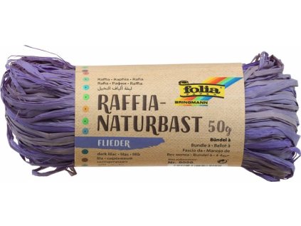 Raffia - přírodní lýko fialové 50 g