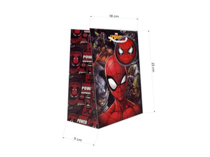 Taška dárková S 18x11x23 cm Spiderman