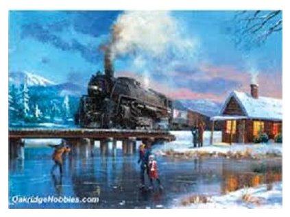 Malování podle čísel MAGICKÁ ZIMA - 40x32cm