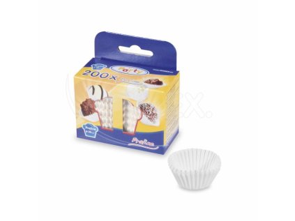 Cukrářský košíček (PAP) bílý O25 x 18 mm [200 ks]