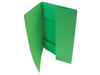 Desky papírové 3chlopňové HIT OFFICE - zelené
