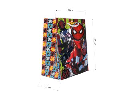 Taška dárková S 18x11x23 cm Spiderman