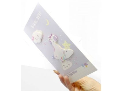 Přání, 3D samolepky roztomilé dětské motivy