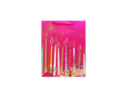 Taška dárková XL 30x12x40 cm Narozeniny