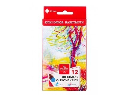 Koh-i-noor souprava kříd olejových 12