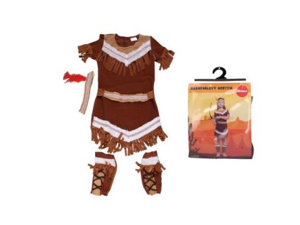 Kostým karneval - indiánka M 110-120 cm