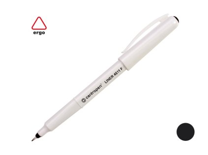 Popisovač CENTROPEN 4611 - černý