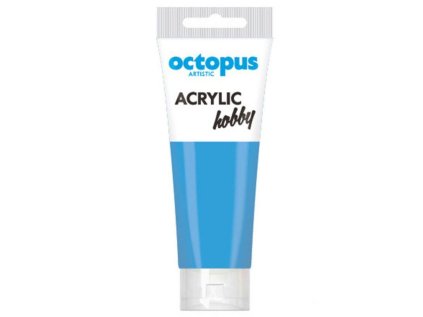 Akrylová barva OCTOPUS Hobby, jezerní modrá, 75 ml