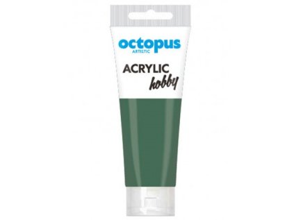 Akrylová barva OCTOPUS Hobby, trávově zelená, 75 ml
