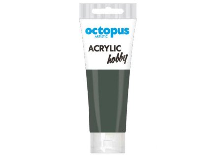 Akrylová barva OCTOPUS Hobby, černá, 75 ml
