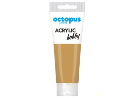 Akrylová barva OCTOPUS Hobby, zlatá, 75 ml