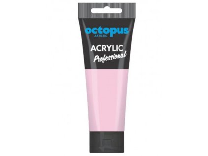 Akrylová barva OCTOPUS Professional, pastelová růžová, 75 ml