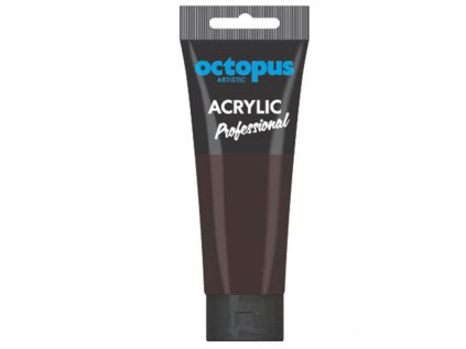 Akrylová barva OCTOPUS Professional, burnt umber, 75 ml