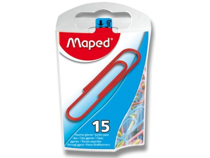 Sponky MAPED Jumbo barevné - 50mm, 15ks