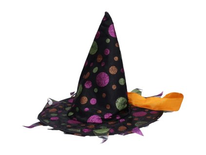 Set karneval - čarodějnický klobouk 36,5x33,5 cm