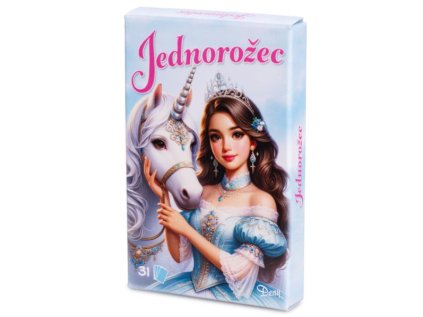 Karty Černý Petr+Pexeso+Dueto JEDNOROŽEC