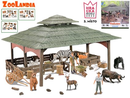 ZOOLANDIA divoká zvířátka s doplňky - 4druhy