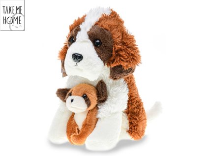 Take Me Home BERNARDÝN - 26cm, sedící se štěnětem