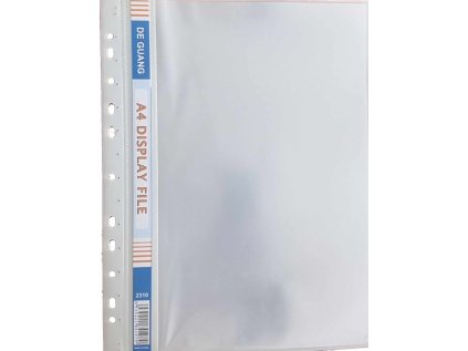 Obal závěsný A4 s 10 euro obaly - bílý