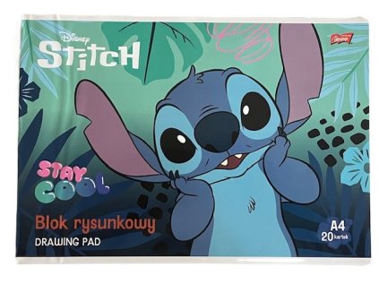 Skicák A4, 20 listů, 80g/m2 STITCH