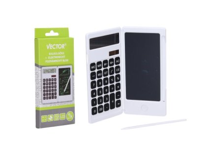 Kalkulačka + elektronický poznámkový blok VECTOR