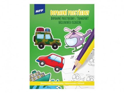 Omalovánky MFP A4 Dopravní prostředky
