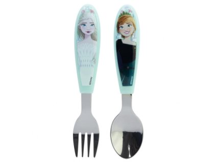 Sada 2 kovových příborů FROZEN - lžíce a vidlička