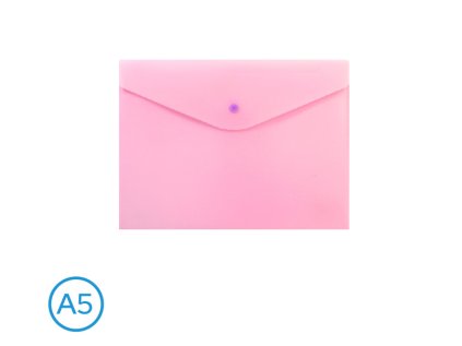 Obal LUMA fialový spisový s klopou a drukem A5