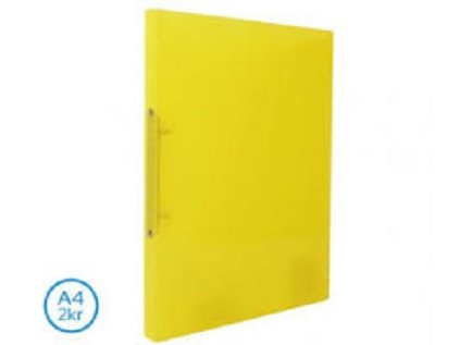 Pořadač LUMA A4 2 kroužkový žlutý