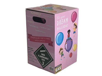 Helium na 20 balónků 23 cm