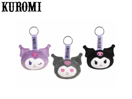 My Melody & Kuromi přívěsek na klíče plyšový 10cm - 3druhy
