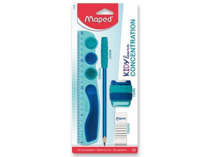 Souprava 4ks školních potřeb MAPED Kidy Learn Concentration