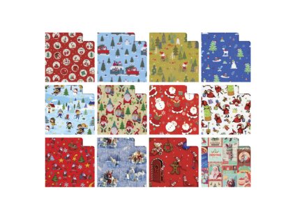 Balící vánoční papír dětská fantazie - 3 x 1m