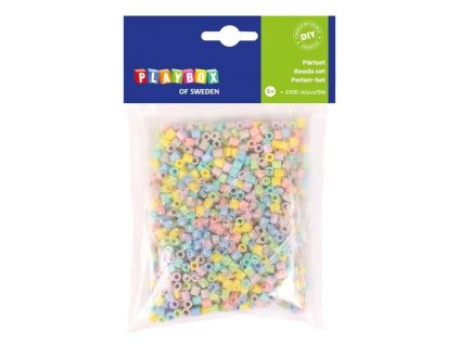 Zažehlovací korálky MALÁ SRDCE - 1000ks