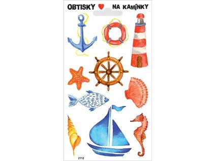 Obtisky na kamínky - MOŘE