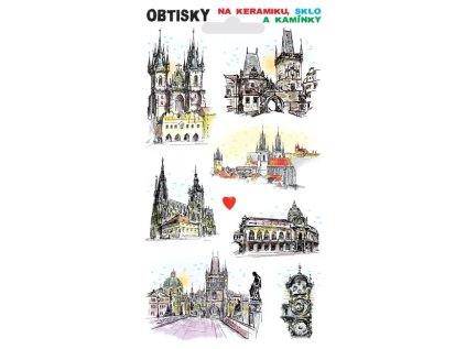 Obtisky na sklo, keramiku a kamínky - TÝNSKÝ CHRÁM