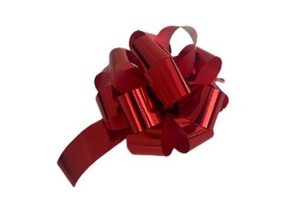 Maxi stuha stahovací 31 mm červená lesklá