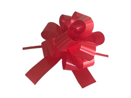 Maxi stuha stahovací 31 mm červená matná