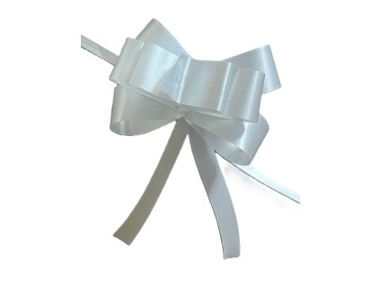 Stuha stahovací 19 mm stříbrná matná