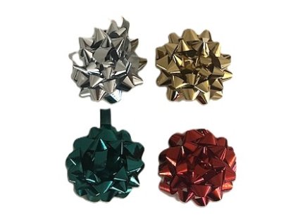 Rozeta 8,5 cm, mix metalických barev