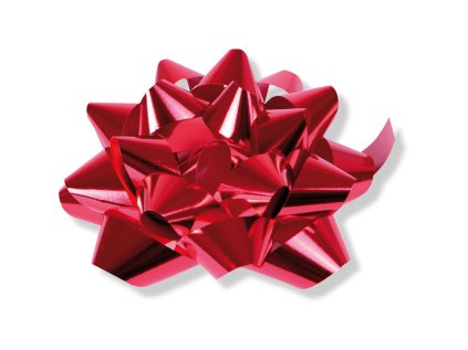 Maxi rozeta červená, velikost 26 cm