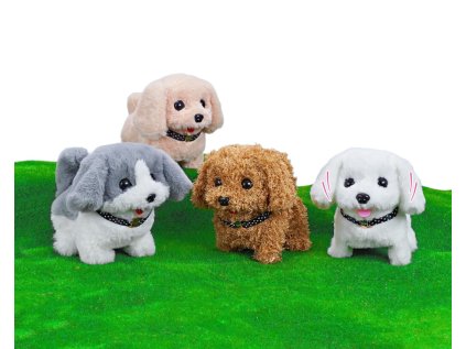 Pejsek chodící 18 cm