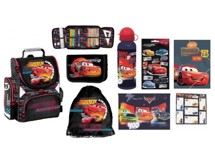 Školní set 8ks Cars Rusteze sada s batohem vhodná i pro prvňáčky