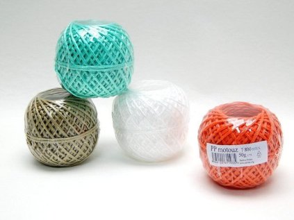 Motouz barevný 50gr - mix barev