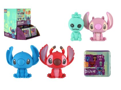 Lilo and Stitch 3D figurky puzzle 2ks gumové - mix druhů