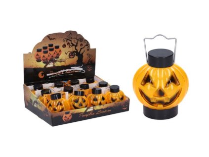 Dekorace Halloween dýně 8x7 cm svítící