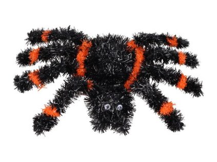Dekorace pavouk 33x23 cm na zavěšení