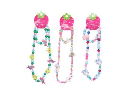 Korálky dřevěné set 2 ks