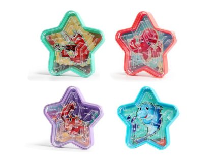 Bludiště hra mořský svět 8,5 cm